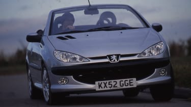 Best cheap convertibles - Peugeot 206 CC