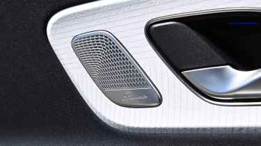 Mercedes GLB electric - Burmester audio system speaker grille