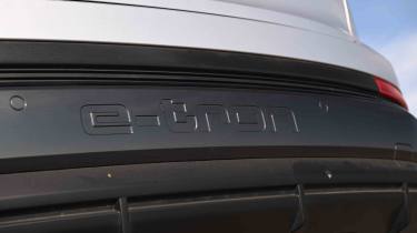 Audi Q4 e-tron - &#039;e-tron&#039; bumper detail