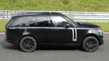 Range Rover Electric Nurburgring testing - side profile