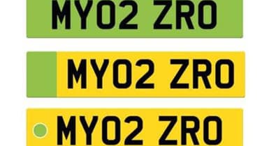 Green numberplate designs