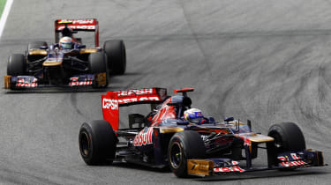 Jean-Eric Vergne and Daniel Ricciardo