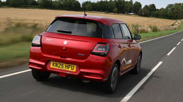 New Suzuki Swift Allgrip - rear tracking 