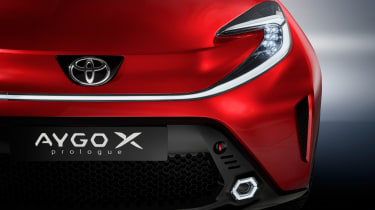 Toyota Aygo X prototype - studio front detail