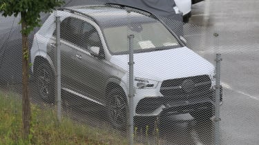 Mercedes GLE spied top 