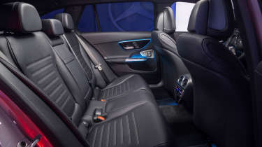 Mercedes C-Class facelift - rear seats