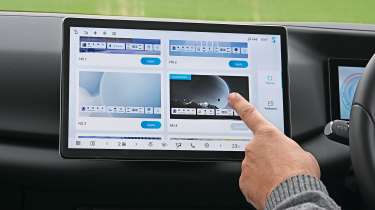 BYD Atto 2 - interacting with screen