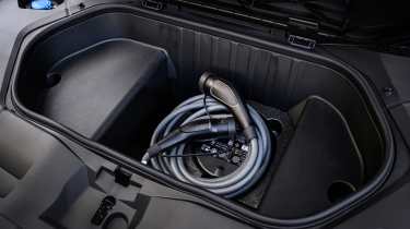 BMW iX3 50 xDrive - charging cable storage