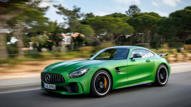 Mercedes-AMG GT R - road front tracking