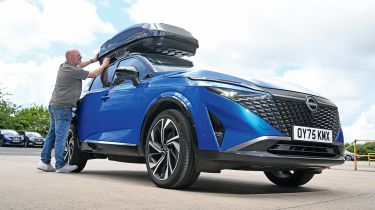 Best roof boxes 2026 - Qashqai with box