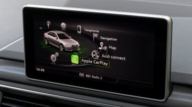 Audi A4 S Line - infotainment screen