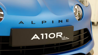 Alpine A110 R Fernando Alonso - front detail