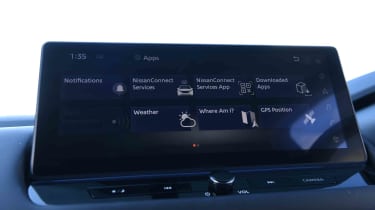 Nissan X-Trail - infotainment menu