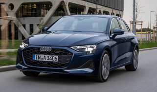 Updated Audi A3 - blue dynamic front 3/4