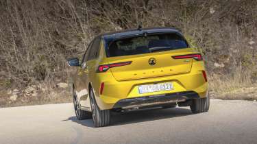 Vauxhall Astra - rear cornering