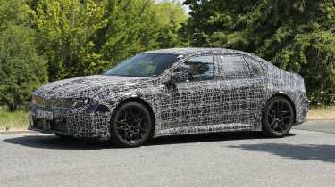 BMW M3 Electric - static front angled