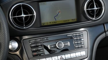 Mercedes SL centre console