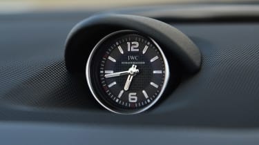 Mercedes SL63 AMG clock detail