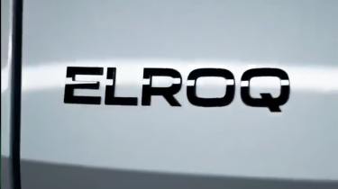 New Skoda Elroq First Edition teaser - badge