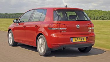 VW Golf 1.6 TDI rear track