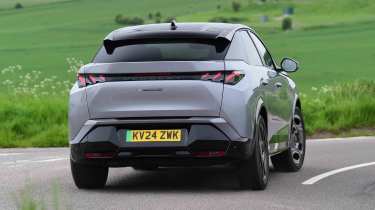 Peugeot E-3008 - rear cornering, alternative