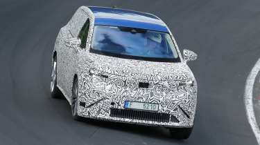 Skoda Vision 7S seven-seat EV - dynamic front end