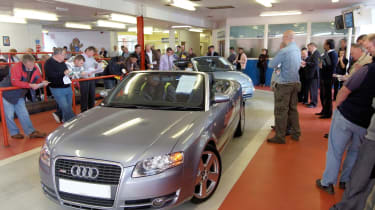 Where do auctions get their cars from?