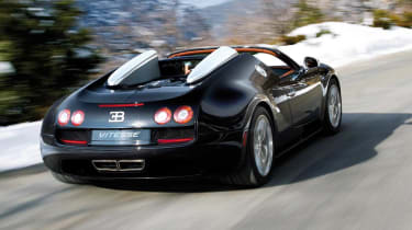 Bugatti Veyron Vitesse rear tracking