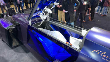 Renault Filante Record 2025 - Rétromobile cockpit