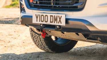 Muddied Isuzu D-Max Mudmaster - winch