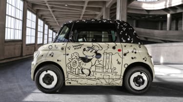 Fiat Topolino Disney special in &#039;Historic&#039; livery - side static