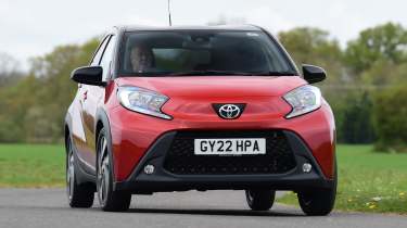 Toyota Aygo X - front cornering