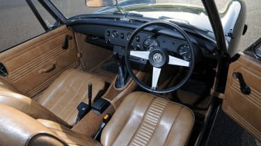 MG Midget interior 