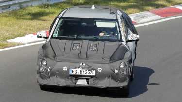 Kia EV4 testing - front end