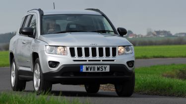 Jeep Compass front cornering