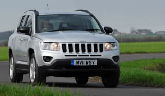 Jeep Compass front cornering