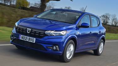 Used Dacia Sandero Mk3 - front action