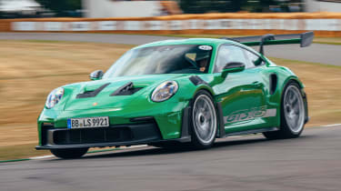 Porsche 911 GT3 RS front corner right turn