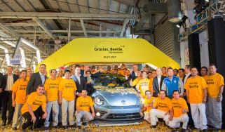 Volkswagen Beetle production line