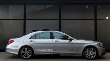 Mercedes Co-operative car - static side