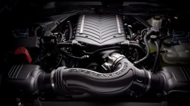 Supercharged Ford Mustang - engine bay