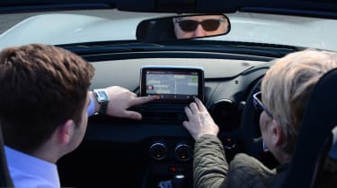 Long-term test review Mazda MX-5 - Lesley infotainment