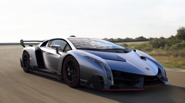 Lamborghini Veneno front action