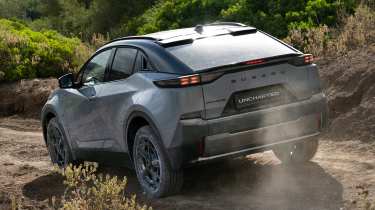 Subaru Uncharted - rear off-road