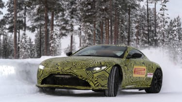Aston Martin Vantage prototype - front drift