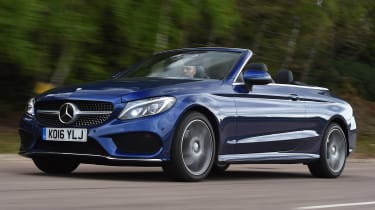 Mercedes C-Class Cabriolet - front tracking