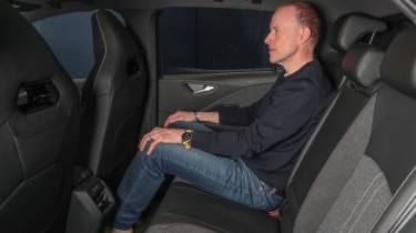 Phil McNamara sat in the back of the Volkswagen ID.3 Neo