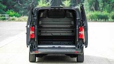 Vauxhall Vivaro Electric Pro - rear doors open