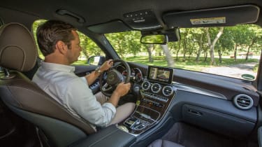Mercedes GLC - interior driving