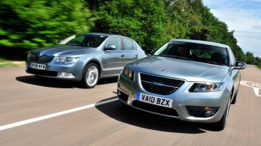 SAAB 9-5 and Skoda Superb